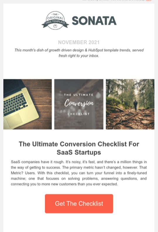 Die 15 schönsten kostenlosen Newsletter-Templates